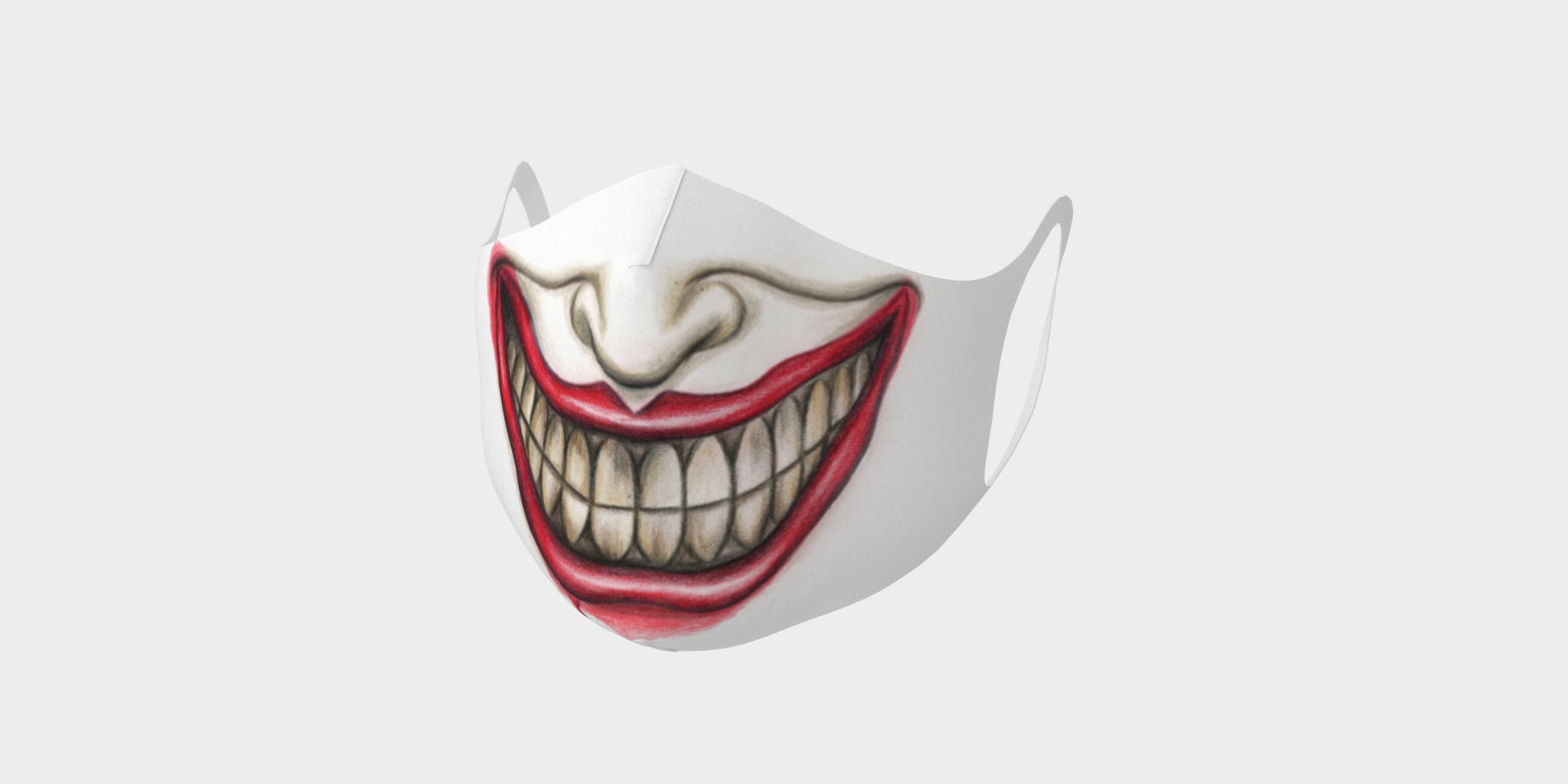 Joker smile face mask joker face mask washable face mask Etsy