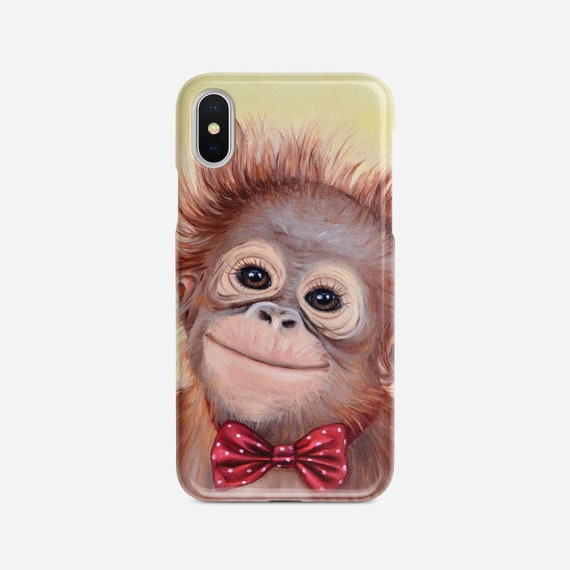Monkey phone case monkey gift animal phone case monkey Etsy