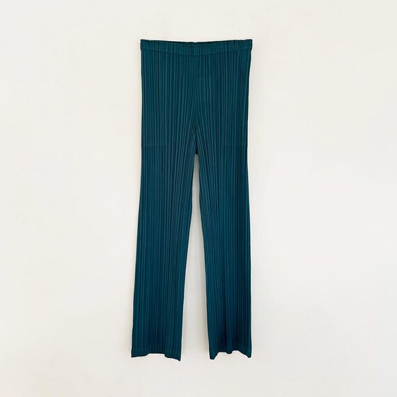 Issey Miyake Pleats Please vintage teal pants XS S View 3
