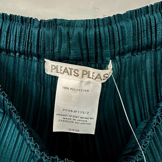 Issey Miyake Pleats Please vintage teal pants XS S View 2