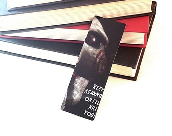 Jigsaw Metal Bookmark, Saw movie bookmark