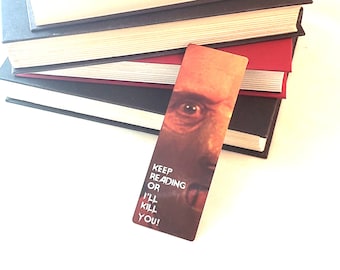 Hannibal Lecter Metal Bookmark, Silence of the Lambs bookmark