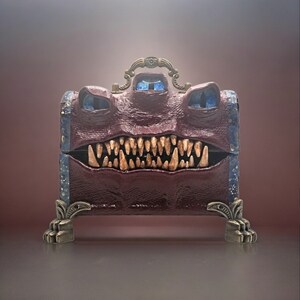 Monster Chest 580, Maroon Monster Chest With Handle and Side Clasps - Etsy