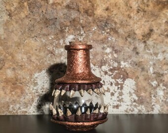 Mini botella Monster Wish con corcho BB - Cobre brillante metalizado