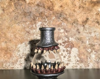 Mini botella Monster Wish con corcho AA - Gris metalizado