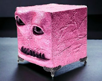 Monster Cubby Stash Box #334, Pink Pearl