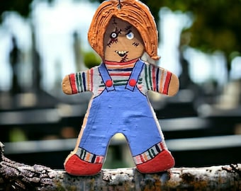 Chucky Gingerdead, Child's polymer clay gingerbread ornaments