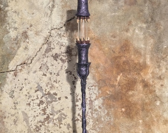 Monster Bud Vase - Weathered Metallic Purple Finish