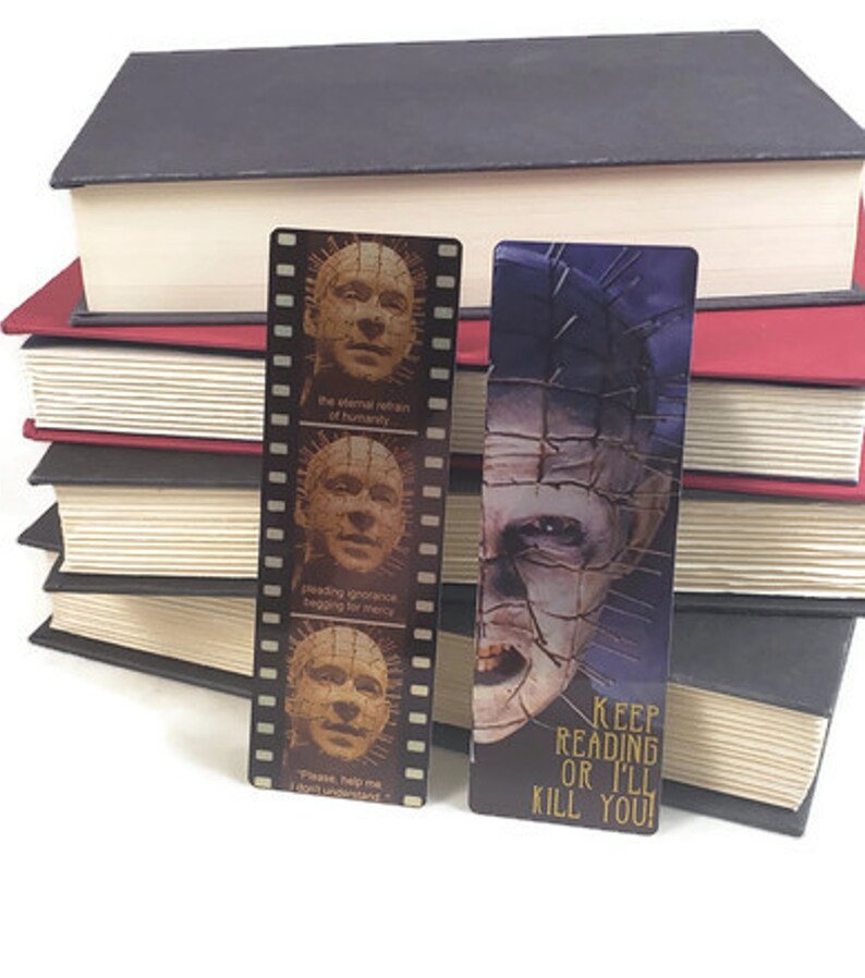 Hellraiser Metal Bookmark, Pinhead bookmark image 1