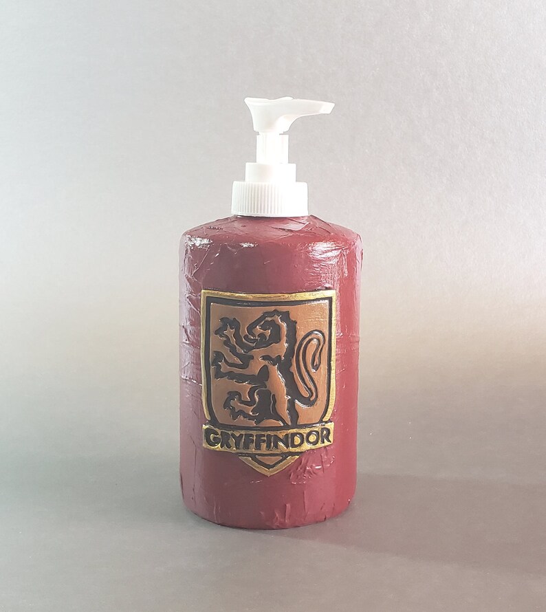 Hogwarts House Crests Soap Dispenser Harry Potter mixed media Etsy
