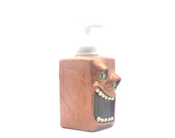 Monster Soap Dispenser #168 - Metallic Copper Dispenser