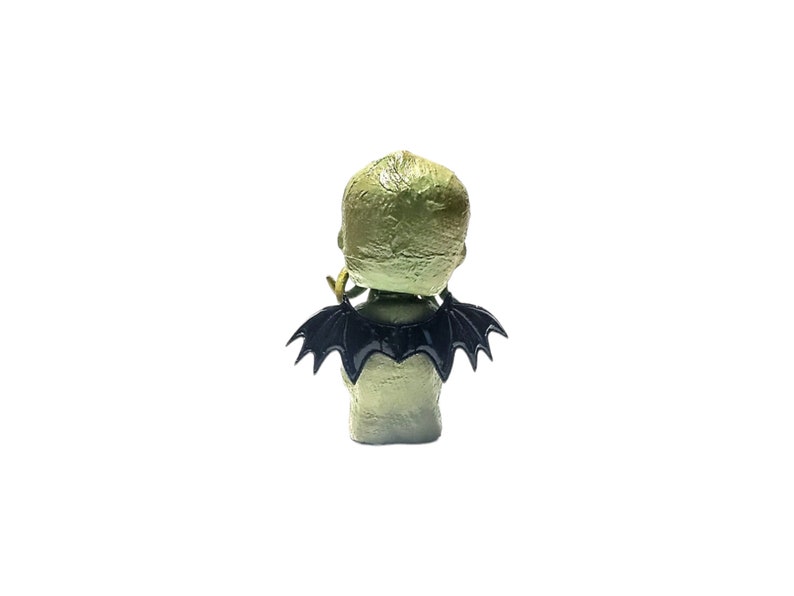 Cthulhu bobble head figurine with wings, Pale Green Cthulhu image 6