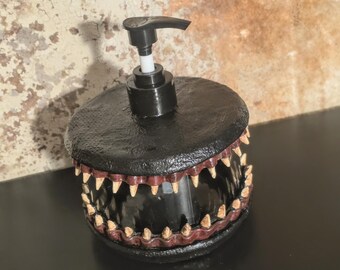 Monster Teeth Soap Dispenser #629 - Black Soap Dispenser