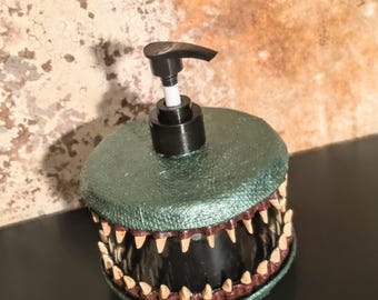 Monster Teeth Soap Dispenser #626 - Metallic Sage Soap Dispenser