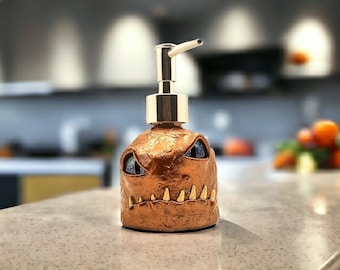 Monster Soap Dispenser #290 - Metallic Copper Dispenser
