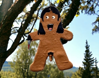 Campamento de verano Angela Baker Gingerdead, adornos de pan de jengibre de arcilla polimérica