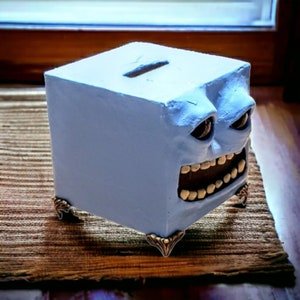 Monster Bank #11 - Sky Blue Coin Bank - Piggy Bank