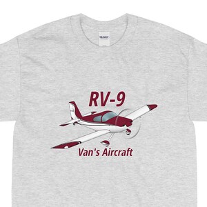 Flyboy Toys RV-9 Van&#39;s Aircraft Custom Airplane T-Shirt - Personalized with your N#