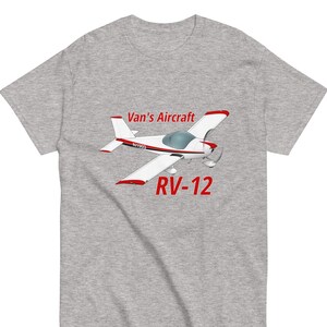 Flyboy Toys Van&#39;s Van&#39;s Aircraft RV-12  Airplane T-Shirt - Personalized w/Your N#| Best Pilot Gift