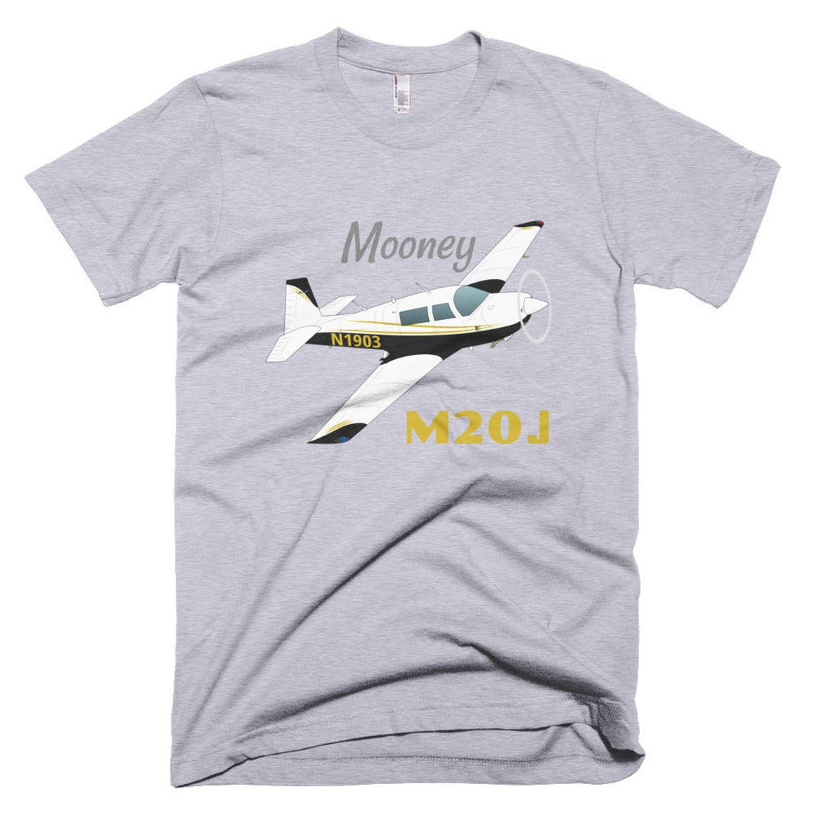 Mooney M20J / 201 Custom Airplane Tshirt Personalized With Etsy