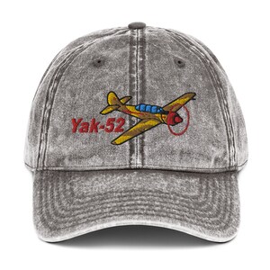 Yakovlev Airplane Embroidered Vintage Cap - Personalized| Best Pilot Gift | Memorabilia | Free Color Change