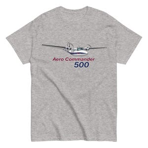Aero Commander 500 Custom Airplane T-shirt - Personalized with Your N#