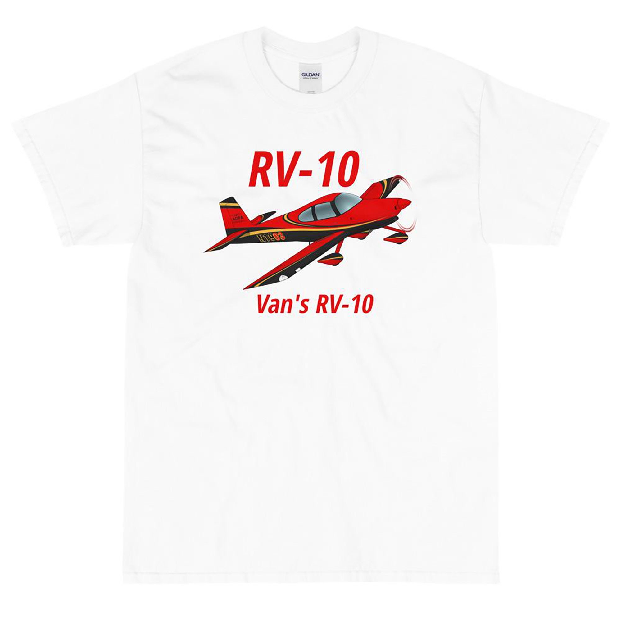 Personalized with Your N# Flyboy Toys Vans Aircraft RV-8A Airplane T-Shirt