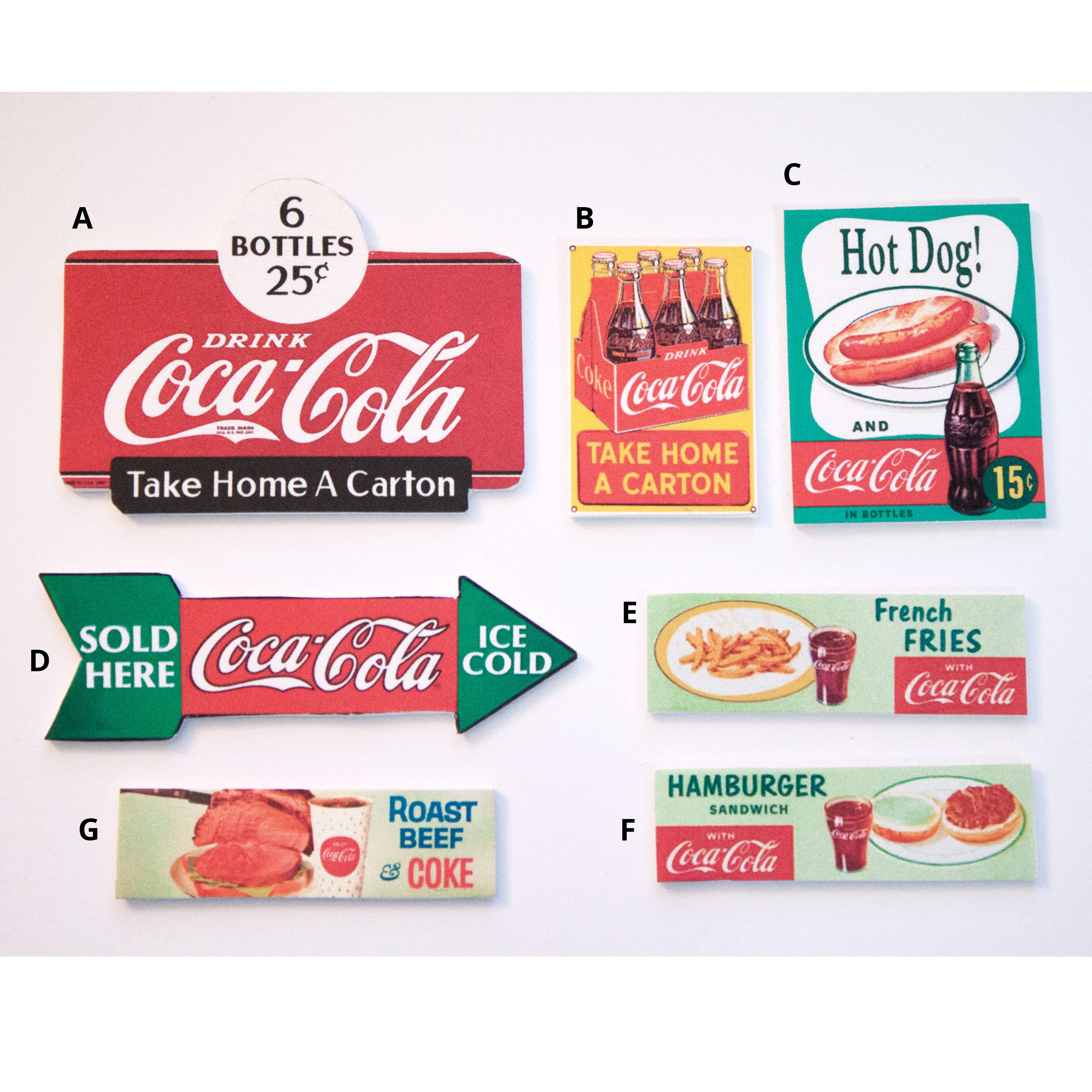 Coca Cola Diner Menu - Etsy