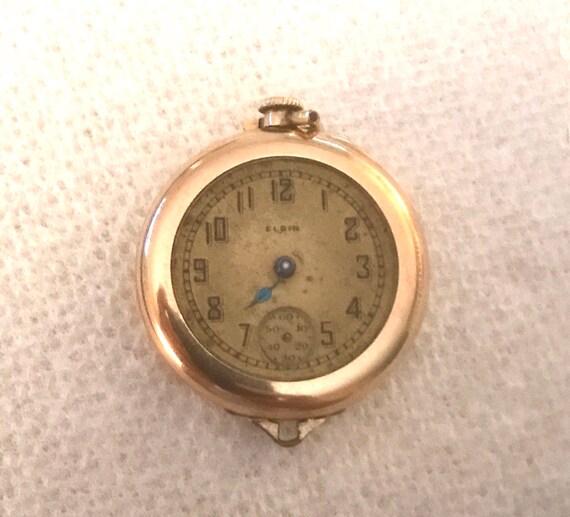 Great for Pendant or Repair! Lovely Antique Victorian Rose Gold Filled Pendant Watch Circa 1900 Needs Repair