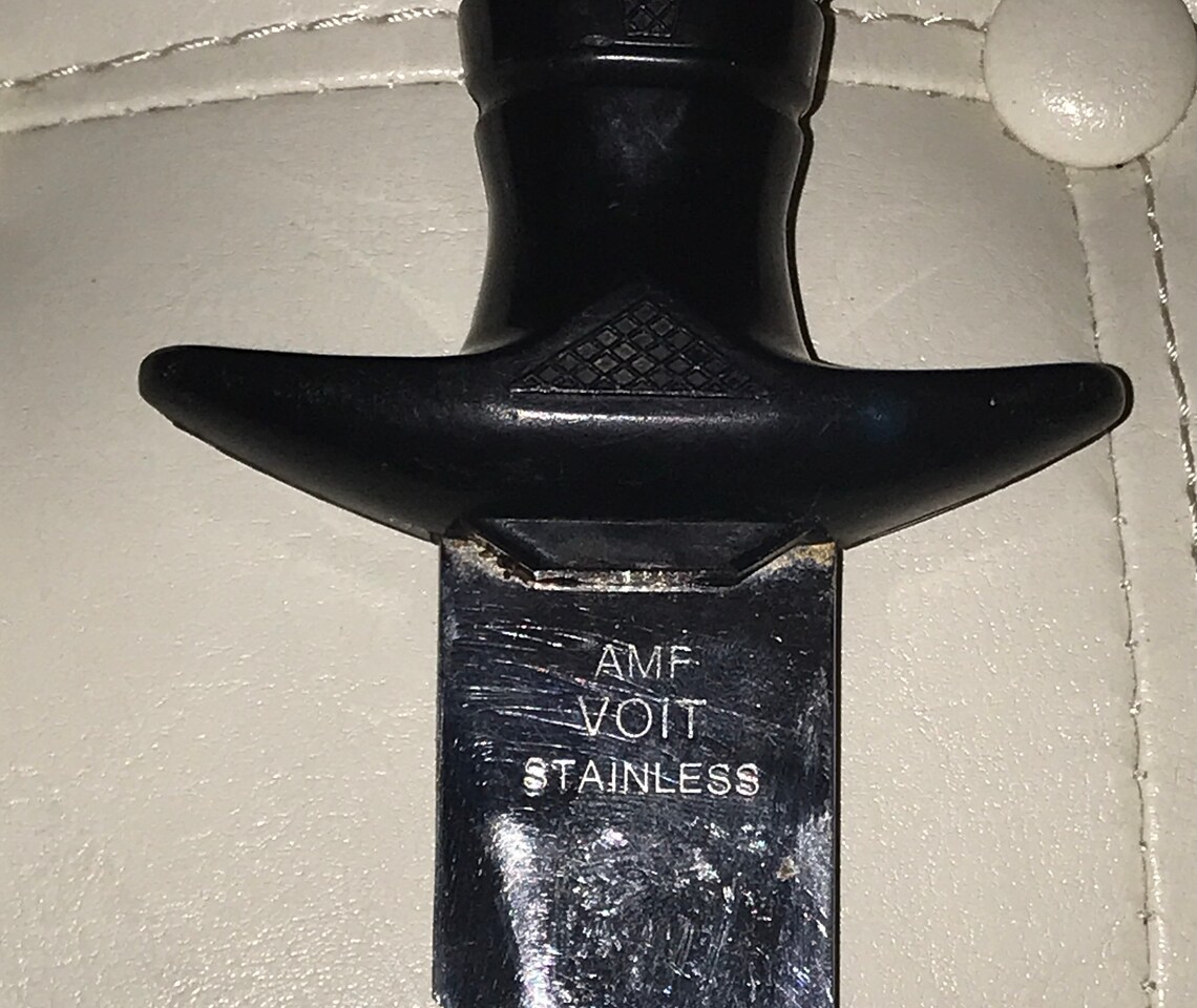 Used AMF Voit Swimaster Dive Knife& Sheath Etsy