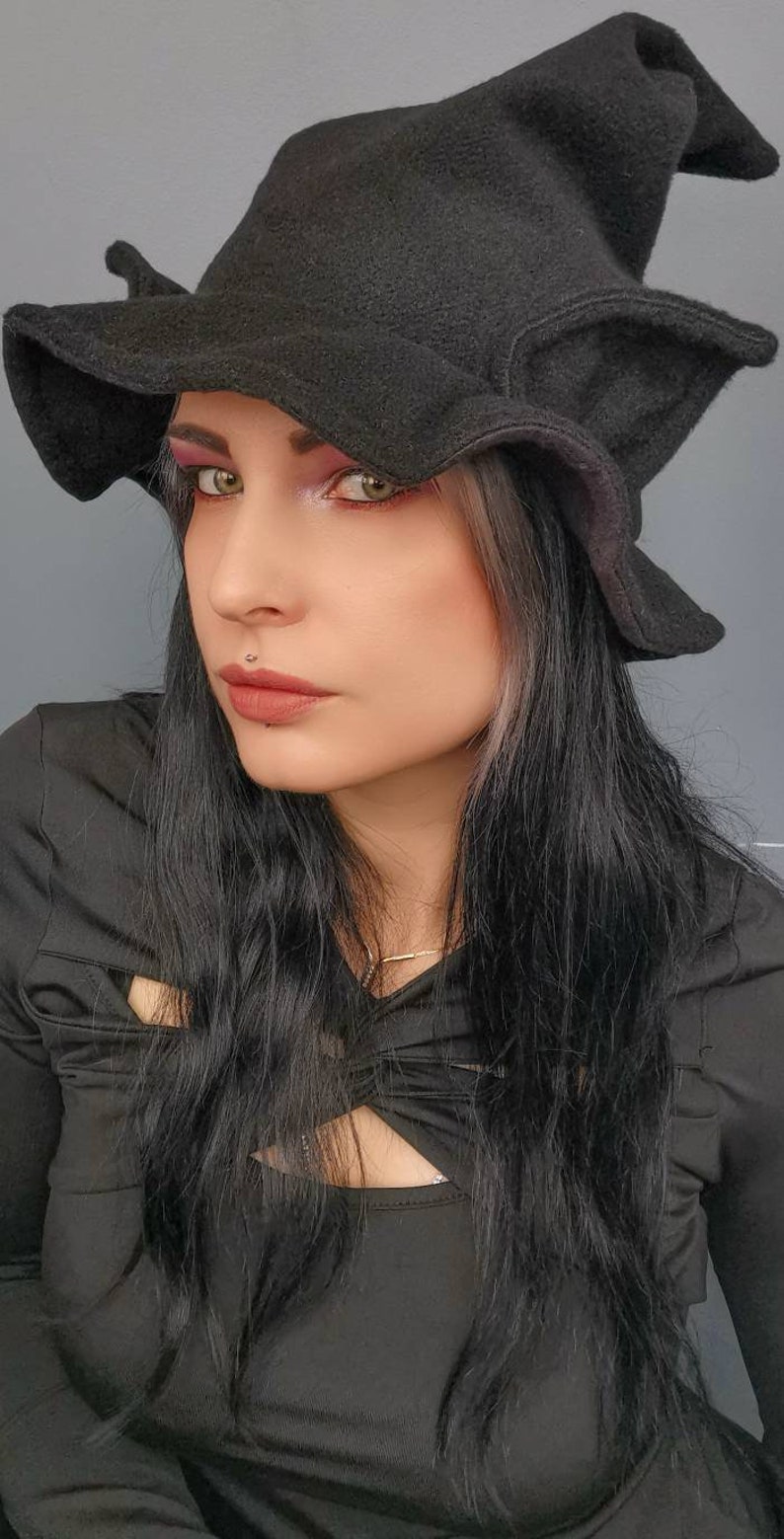 Witch Hat/wizard Hat/strega/halloween /hat With Ears /winter Etsy