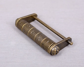 Vintage Style PASSWORD Padlock Lock -Lk
