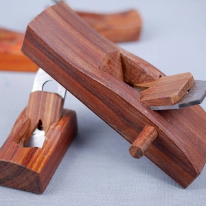 Set van 4 stuks (55MM 68MM 98MM 127MM) Houten vliegtuig, voor houtbewerking, Vintage handvlak Timmermansgereedschap