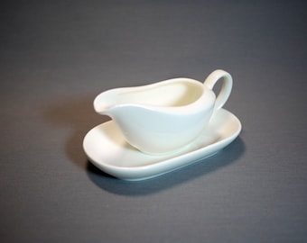 Soy Sauce Jar - White Ceramics with base disc