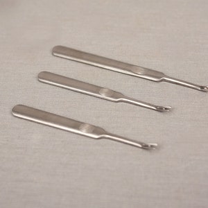 Set of 3 Skiving | Groover |U  Leather Tool Kit | Edge Beveler | Leather craft | Leather Carving Tool Set
