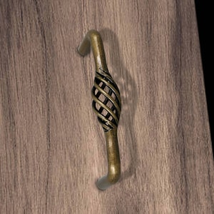 Gaveta de cômoda com padrão torcido de sorte estilo vintage chinês