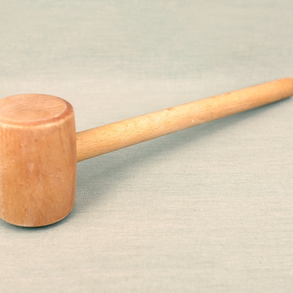 Wooden Hammer, for hobby, Jewellers create, craft making, Woodworking, Wood Mallet, Leather tools - Wt