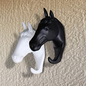 The Horse Head Drawer & Hook for Cabinet Door, Wooden Box, Pull Handle Hook on Wall