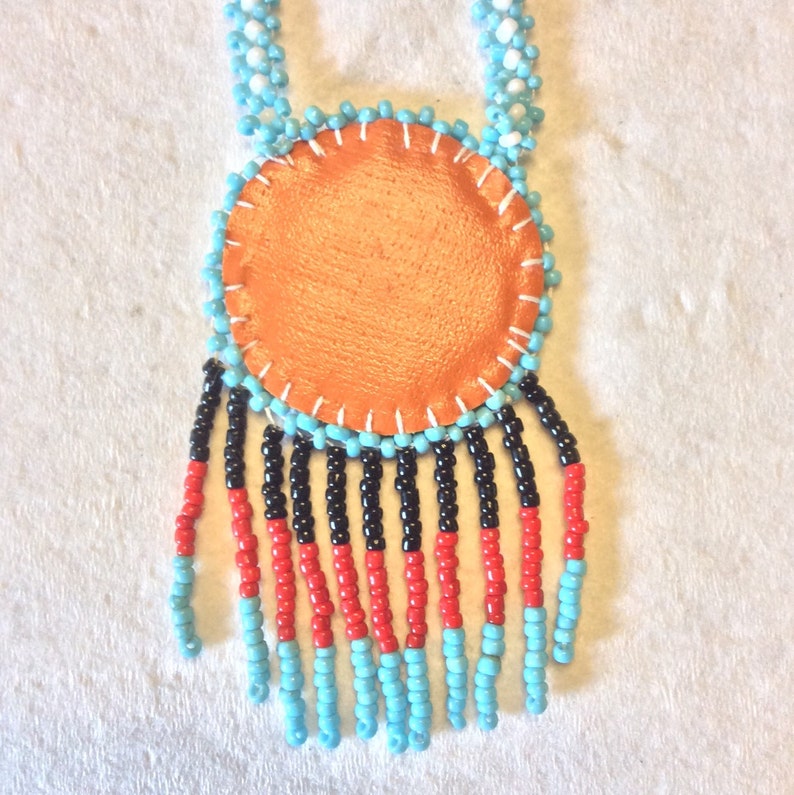 Vintage Hand Made Tribal Native American Thunderbird Necklace - Etsy