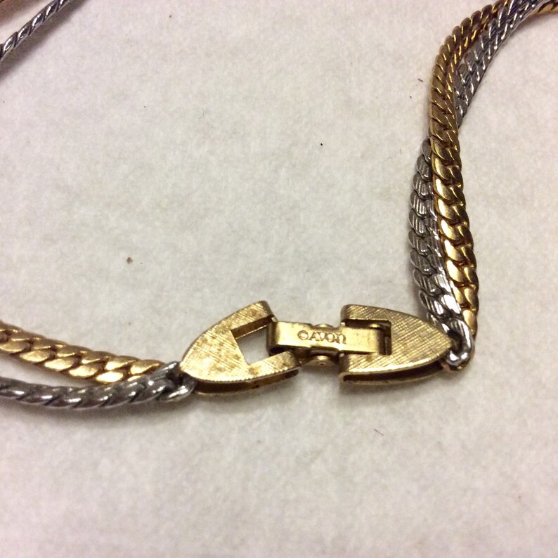 Avon Herringbone Necklace. Etsy