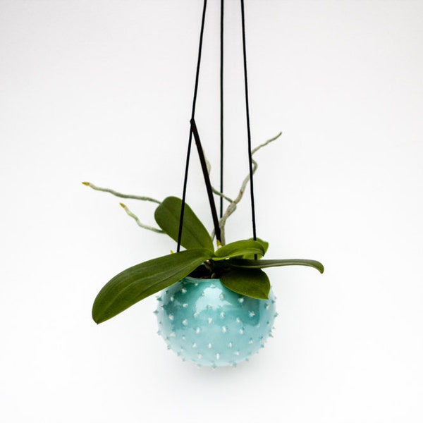 SALES-50% discount-Ceramic hanging planter/ air planter/ succulent planter/ hanging flower pot/ mint pot/ ceramic flower pot