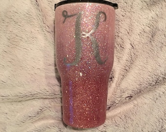 Glitter ombre' tumbler RTIC or similar personalized tumbler