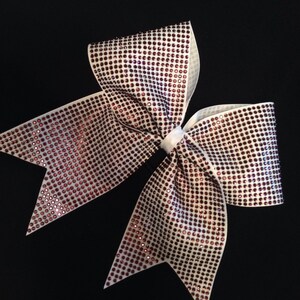 Sparkle and shine pure and simple Crystal rhinestone 3&quot; bling bow