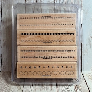 All in a Row - Stampin&#39; Up! - Dots, Diamonds, Flowers, Circles & Flowers