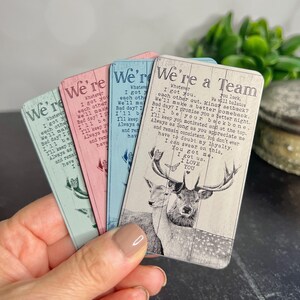 Tarjeta de inserción de billetera de metal "Somos un equipo", regalo de aniversario sentimental para esposo, regalo de San Valentín para novio, regalo personalizado para él