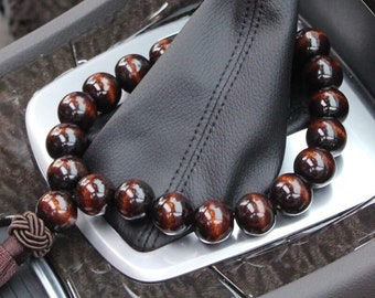 Wood Buddha Beads Car Rearview Mirror Hanging Pendant, Car Accessories, Car Gifts, Mandala, Girl Car