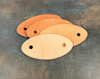 Veg Tanned Leather Barrette Blanks: DIY Hair Accessories