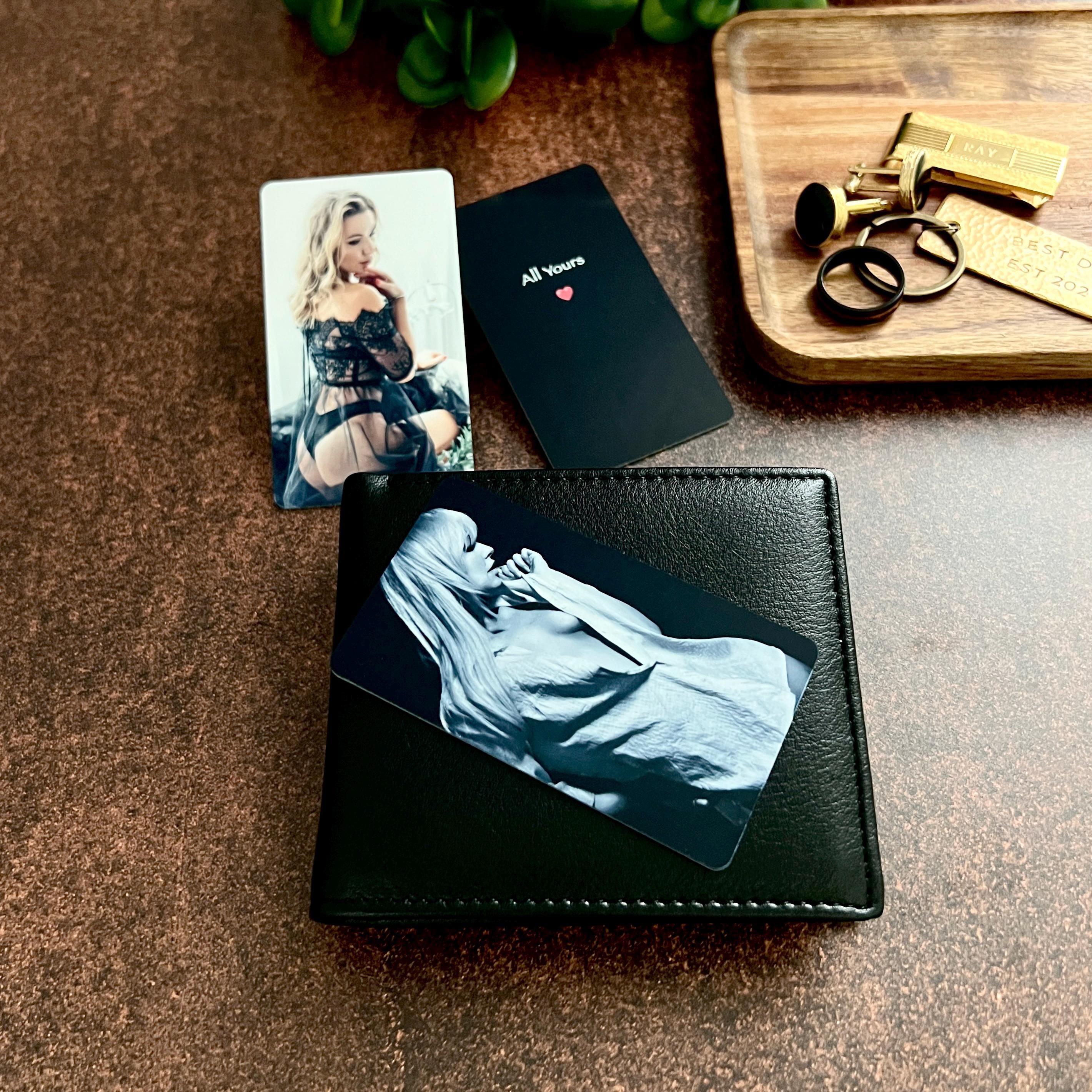 For Your Eyes Only Wallet Insert Card - Personalized Metal