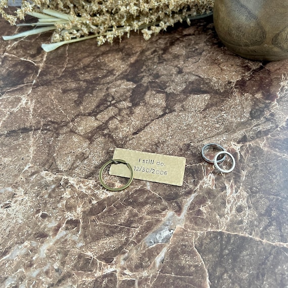 Year Anniversary Gift Keychain