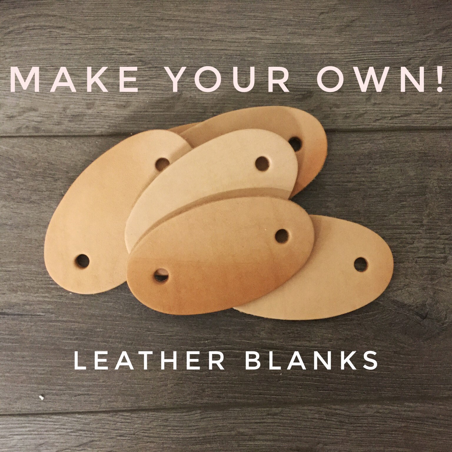 Oval Leather Barrette Cut Out Blanks With Wood Stick Supplies Etsy